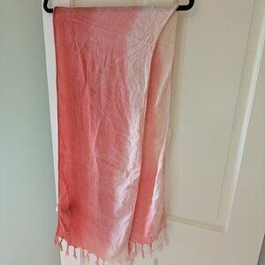 Orange ombre scarf